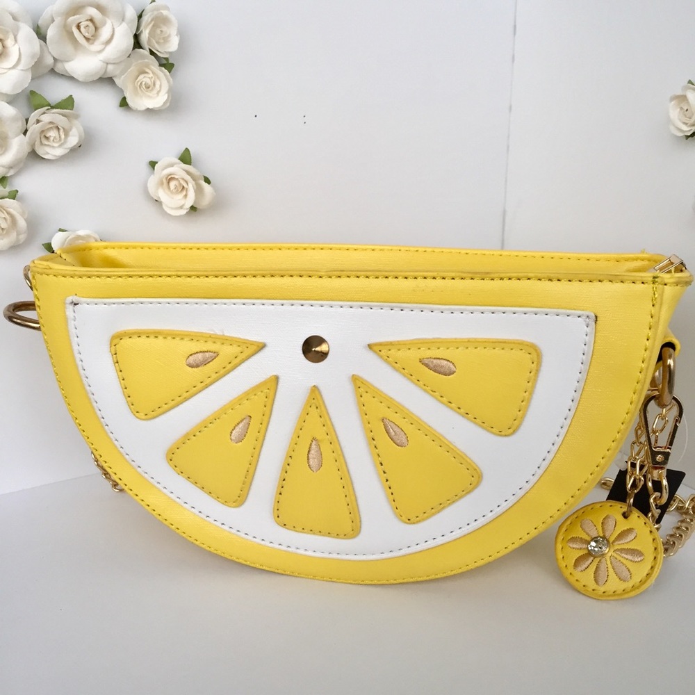 ‼️2 LEFT‼️ NEW YELLOW GOLD CROSS-BODY SHOULDER BAG - Picture 4 of 5